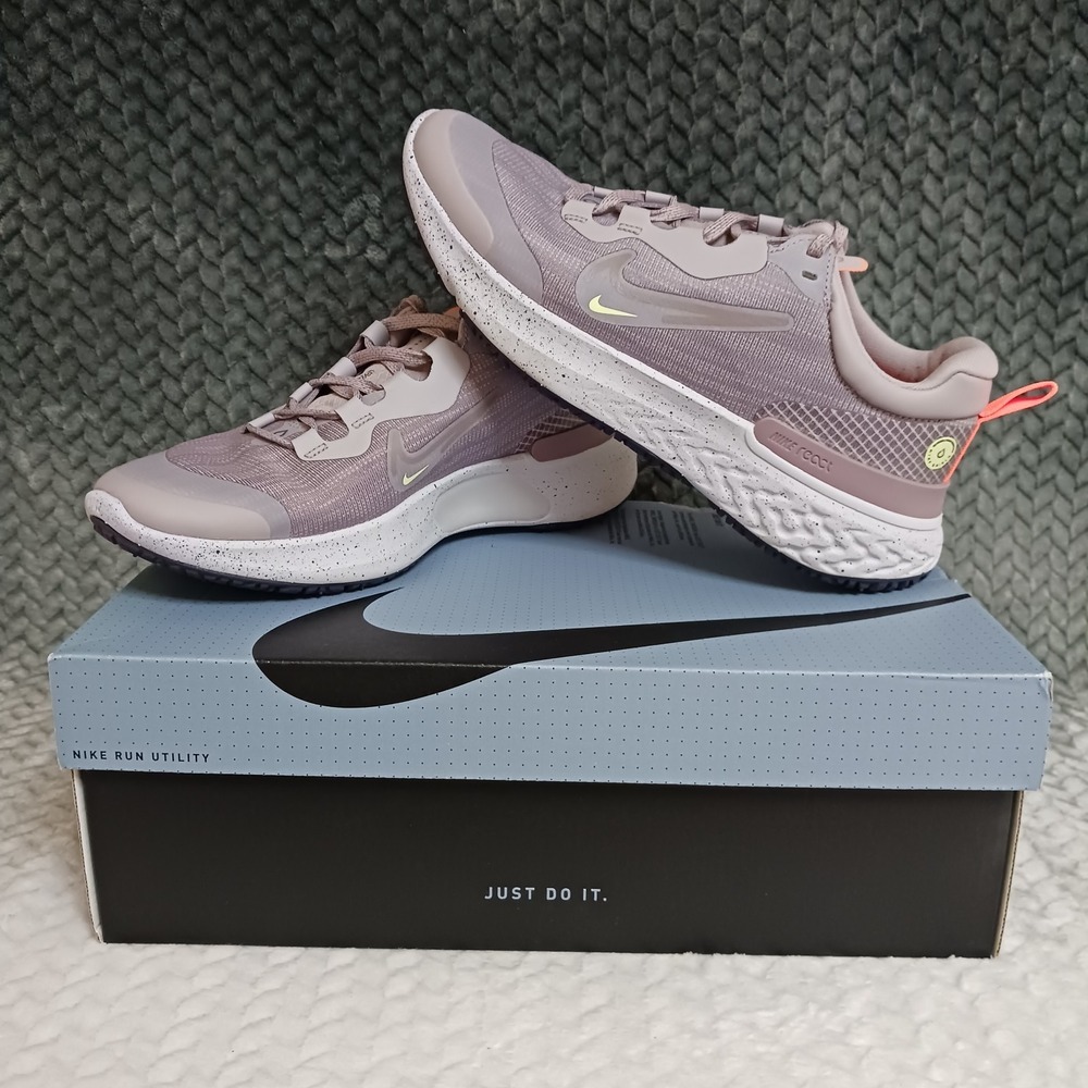 Nike React Miler 2 Shield Amethyst Ash Women's Running Sneakers Shoes Size 8.5